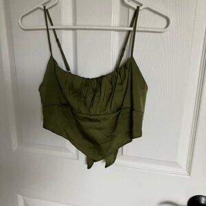 GARAGE Kerchief Tank w/Tie in Back